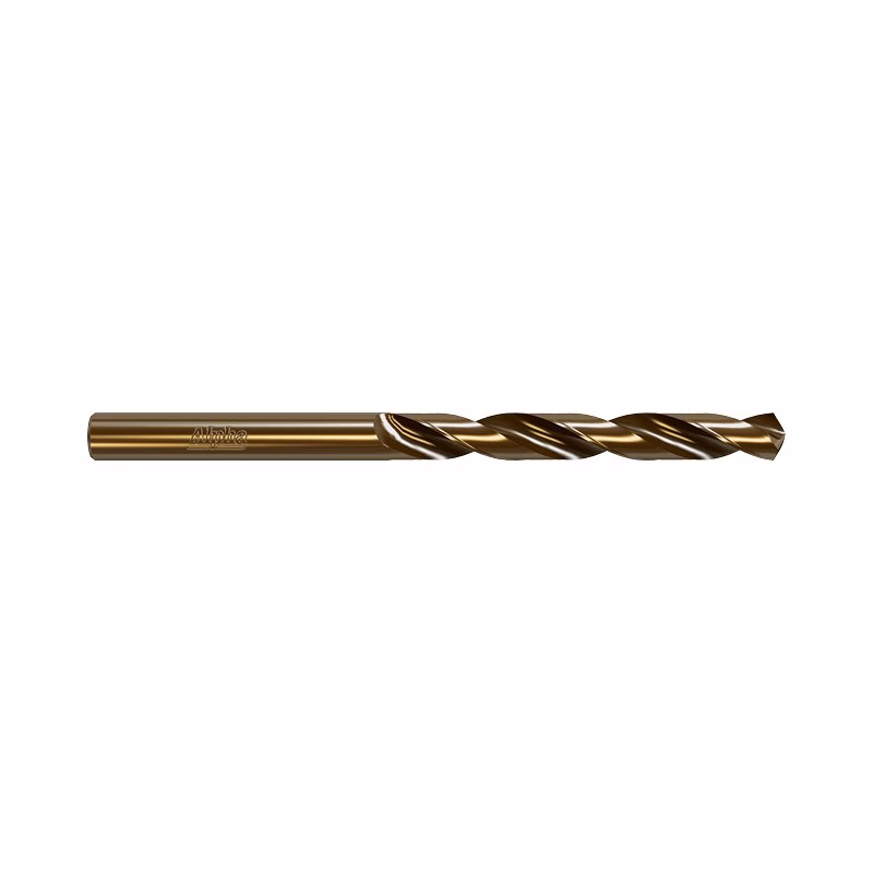 9LI1964CO - Alpha Tools Brown twist drill bit with helical flutes, laid horizontally (metalworking tool)