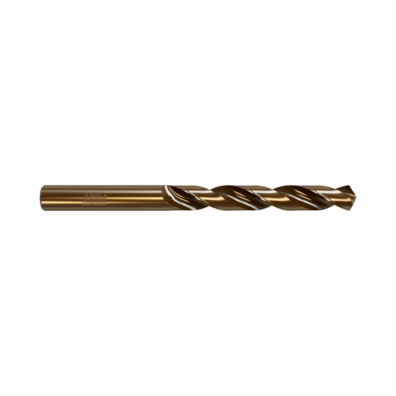 9LI2964CO - Alpha Tools Gold-coated twist drill bit designed for metal drilling, lying horizontally