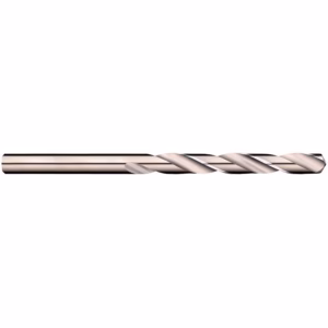 Rose-gold twist drill bit with helical flutes for metal drilling