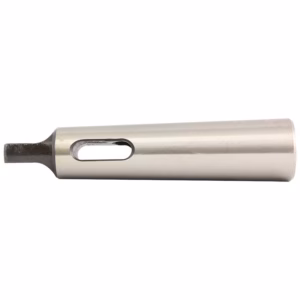 Cylindrical metal tool with a dark, tapered tip and a rectangular side window along the body.