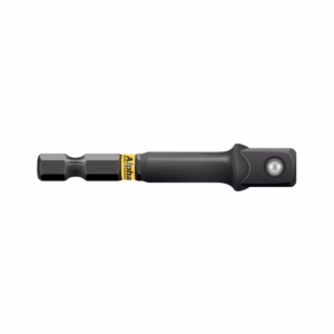 ADP38-65SM - Alpha Tools Black handheld flashlight with an ergonomic grip, a yellow Alpha band near the head, and a small round LED at the tip.