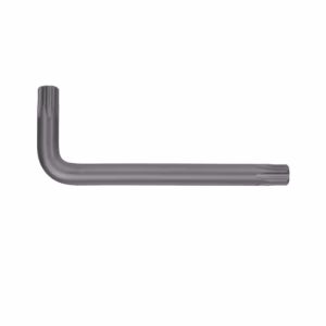 L-shaped hex key (Allen wrench) in metallic gray