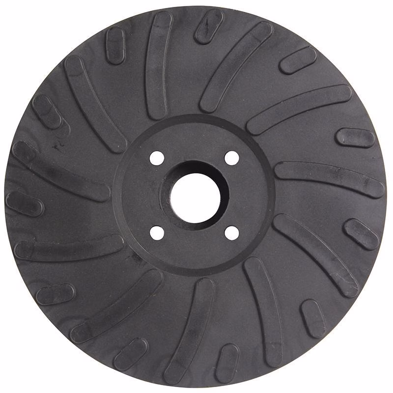 CGBP100_2 - Alpha Tools Circular flap disc with central mounting bore and four small holes, an abrasive grinding accessory for metal surfaces