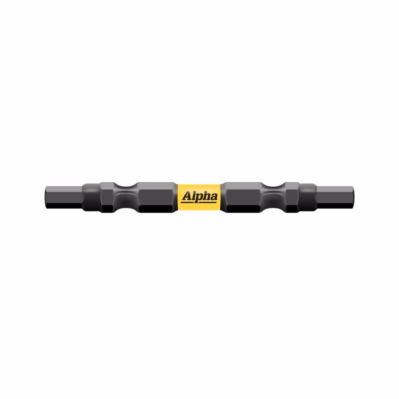 CHEX565DSM_2 - Alpha Tools Bar tool shaft with hex-shaped sections and a yellow center label reading 'Alpha'