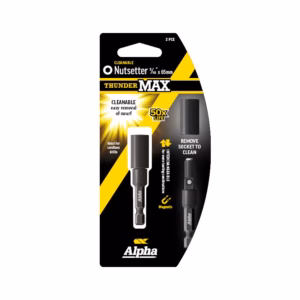 ThunderMax Nutsetter 5/16 x 65mm, 2-piece kit by Alpha (remove swarf, for cordless drills)