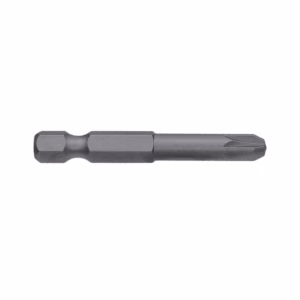 Torx screwdriver bit with hex shank, shown in a horizontal orientation