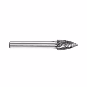 Metal end mill cutting tool with twisted helical flutes for milling. (informative, concise)