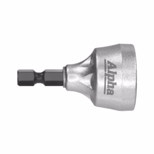 Metal socket adapter with a hex bit attached, branded 'Aphla' (drives a hex screw).