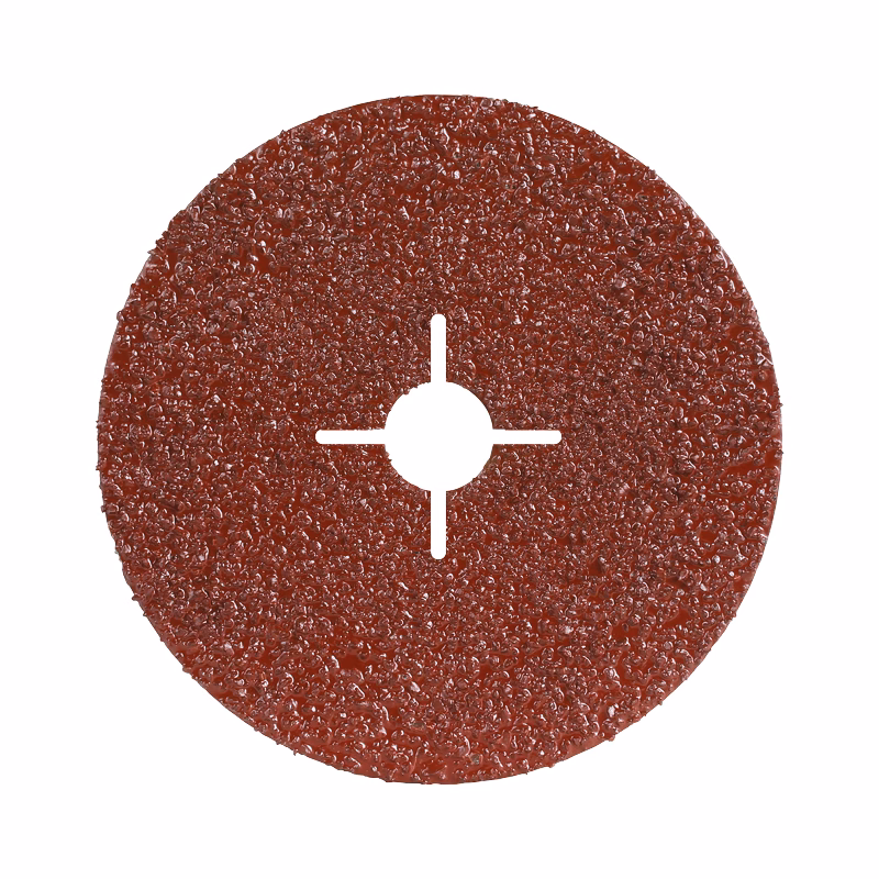 GRFA10060 - Alpha Tools Red abrasive grinding wheel with central hole and crosshair opening, used for metal grinding/sanding