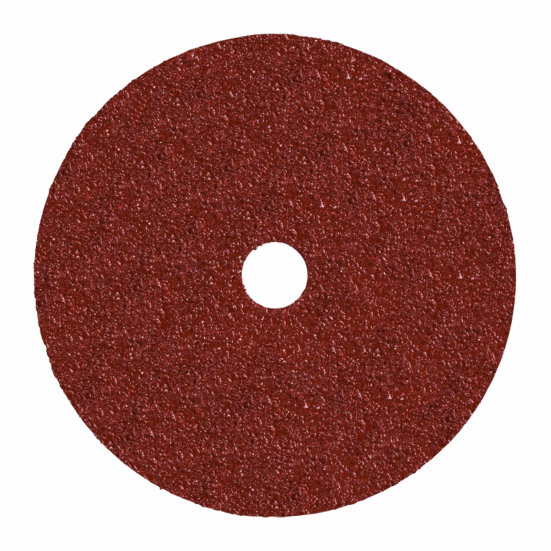 GRFB17836 - Alpha Tools Red abrasive grinding disk with a central mounting hole and rough textured surface.