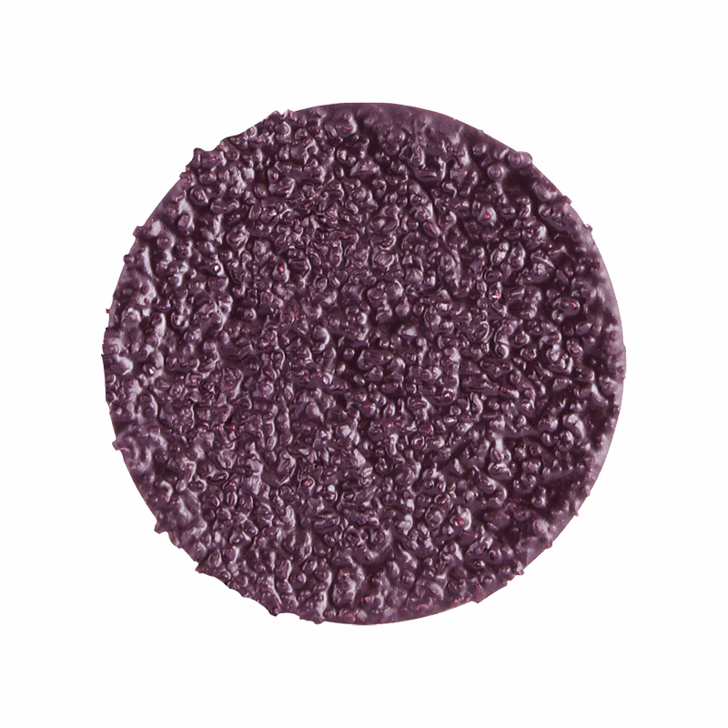 GRFC5024 - Alpha Tools Round purple textured burger bun on a white background.