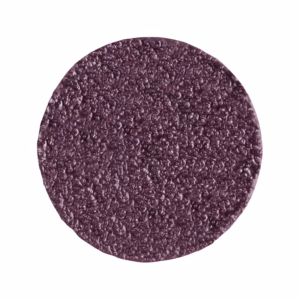 Close-up of a circular, deep purple textured surface with a bumpy pattern.