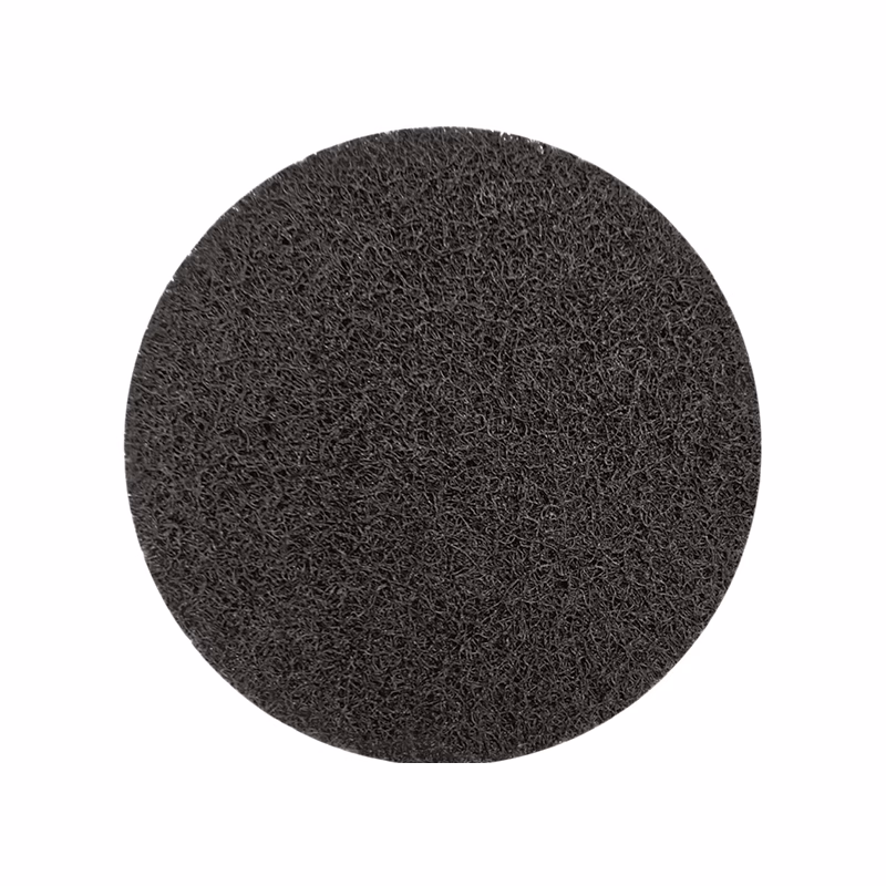 GUFD125C_3 - Alpha Tools Round black open-cell foam disc, a circular polishing/sanding pad