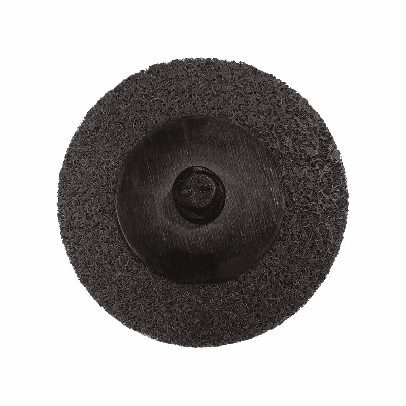 GUFD125C_4 - Alpha Tools Circular black abrasive grinding wheel with a coarse textured surface and central mounting hole