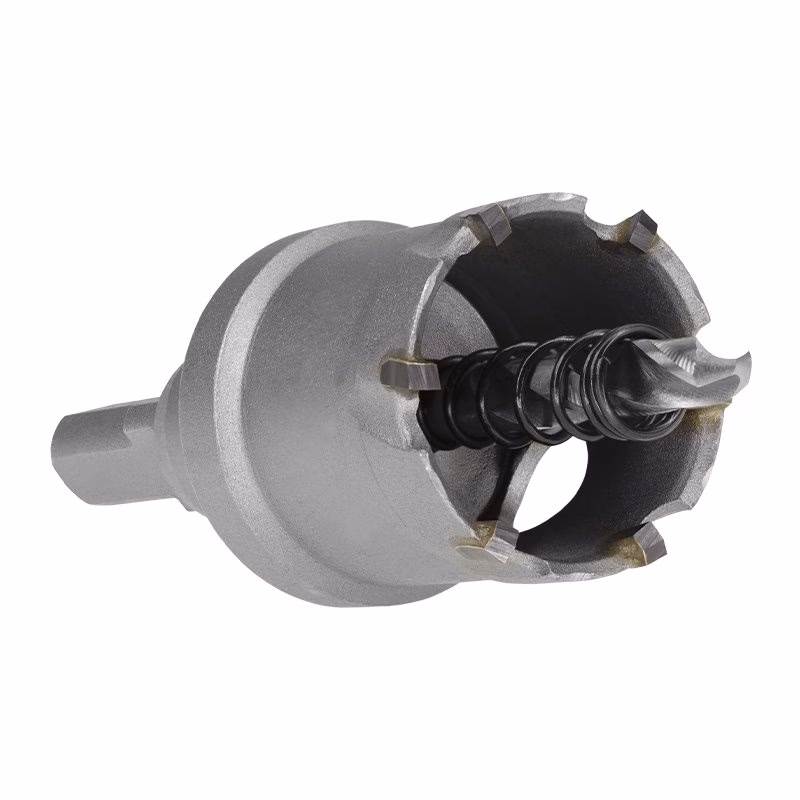 HCSTCT26 - Alpha Tools Industrial metal-cutting tool with a cylindrical body and spiral flute inserts, likely a milling cutter or drill head with a spring mechanism inside.