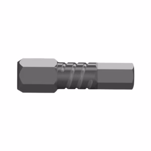 Double-ended stud bolt with hex heads on both ends and a threaded middle section