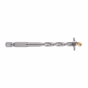 Self-drilling drill bit with a screw tip and flange at the end