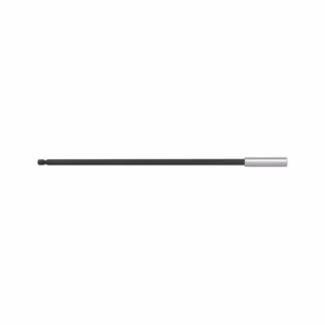 Long black wand-shaped tool with a silver tip on the right end, photographed on a white background.