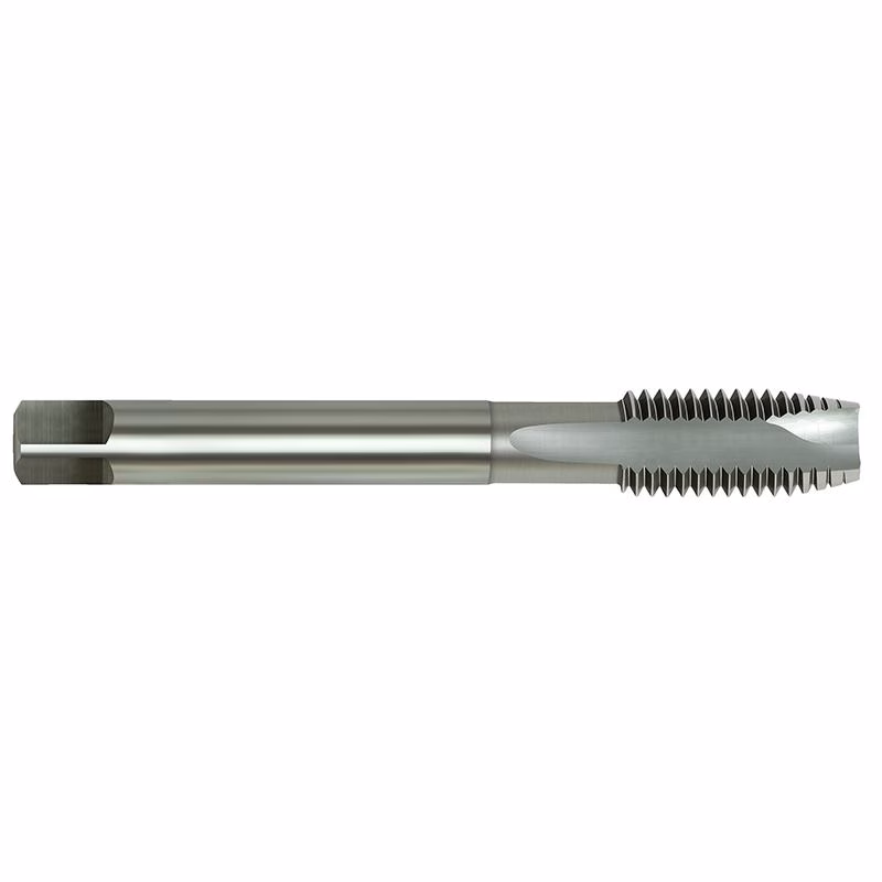 MCESP180 - Alpha Tools Thread milling cutter with spiral flutes at the tip and a smooth cylindrical shank for mounting on a machine