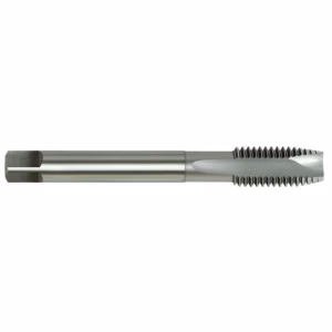 Long metal threading tool with a multi-fluted cutting head for cutting internal threads in metalwork software-free.