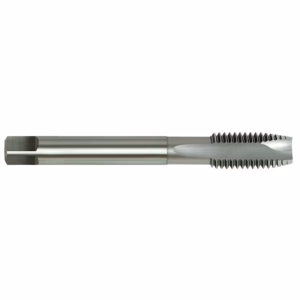 Thread milling cutter with a long cylindrical shank and multi-tooth cutting end for threading operations.