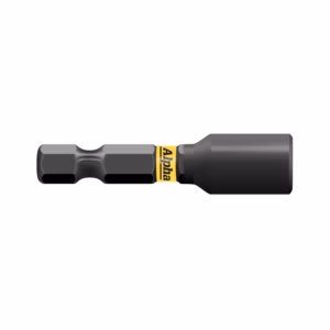 Alpha-brand hex socket bit with a yellow label, shown horizontally against a white background