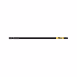 Pen-shaped precision screwdriver with a black handle and a yellow Alpha label on a white background.