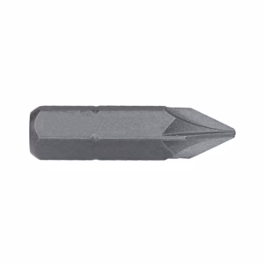 Metal drill bit with cylindrical shank and conical, multi-fluted tip for drilling holes in metal or wood.