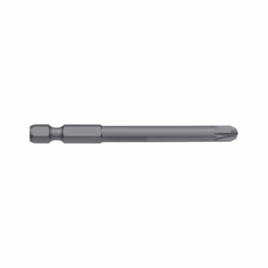 Metal twist drill bit with a hex shank used for drilling holes in metal or wood.