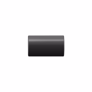 Dark gray 3D cylinder on a white background, centered.