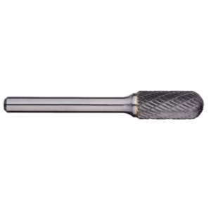 Milling cutter bit with knurled shaft for grip and metalworking use