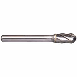 Long metal twist drill bit with helical flutes and sharp cutting tip, used for drilling holes in metal or wood