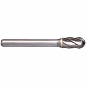 Twist drill bit with helical flutes used for drilling holes in metal or wood