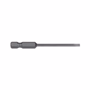 SL370S - Alpha Tools Flat-head screwdriver bit with a hex shank and long shaft