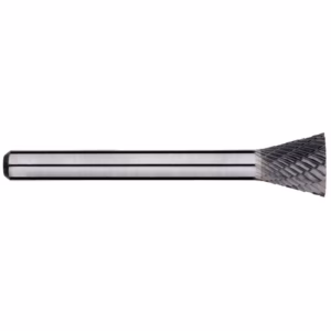 Long metal twist drill bit with cylindrical shank and helical cutting flutes for drilling holes in metal.
