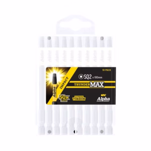 Ten-pack Alpha Thunder Max SO2 100 mm needles in a clear carrying case.