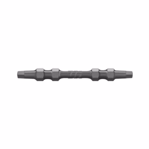 Metal shaft with six hexagonal collars spaced along its length.