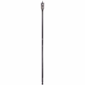 Long black metal rod with a two-pronged spearhead at the top, marked with '16'