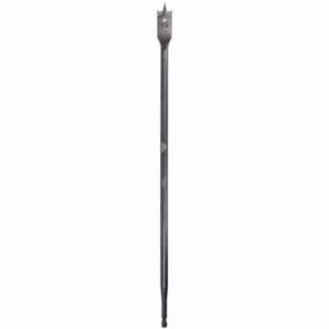 Long vertical metal rod with a two-pronged fork-shaped top and a small '19' marking, appearing to be a precision rod or gauge