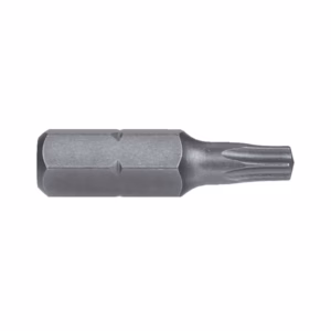 Torx screwdriver bit with a star-shaped tip and cylindrical shank