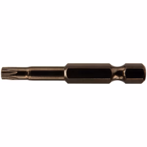 Long Phillips screwdriver bit with hex shank for drill or impact driver