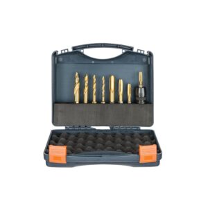 VersaDrive TurboTip Drill Bit, 6.8, 8.5, 10.5, 14mm & ImpactaTaps, M8, M10, M12, M16