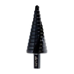 ThunderMax Step Drill Spiral Flute 6-30mm Metric Carded
