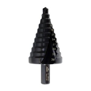 ThunderMax Step Drill Spiral Flute 6-36mm Metric Carded