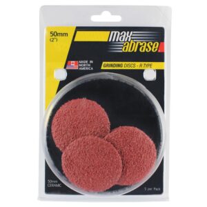 Carded 5 Pack: Mini Grinding Disc R Type Ceramic - 50mm x C24