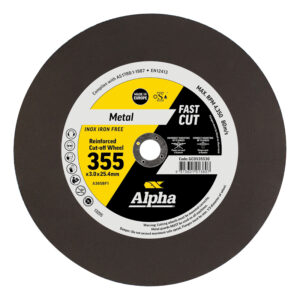Cutting Disc 355 x 3 x 25.4mm Metal Bulk