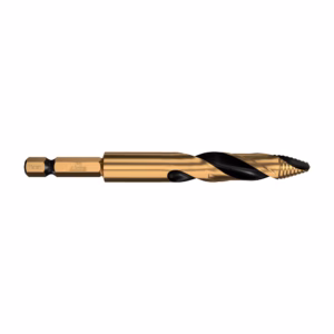 Gold-colored twist drill bit for metal, marked 11 mm on the shank, with a fluted cutting end
