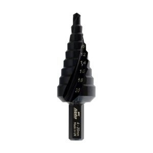 ThunderMax Step Drill Spiral Flute 4-20mm Metric Carded