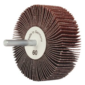 Flap Wheel Mounted 75 x 25 x 6mm A60 Grit AlOx Bulk
