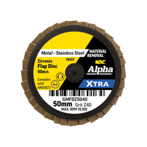 Mini Flap Disc R Type 50mm Z40 Grit XTRA Bulk